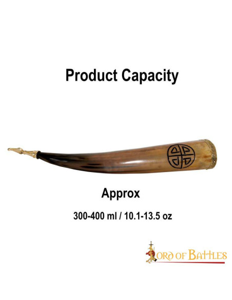 Corno potorio con nodo celtico