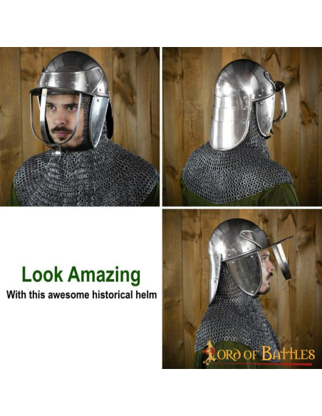 Elmo della guerra civile inglese S. XVII