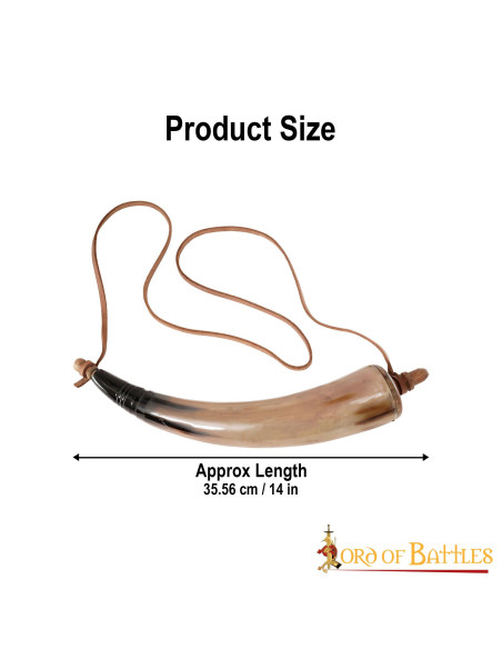 Polvere da sparo in vero corno con...