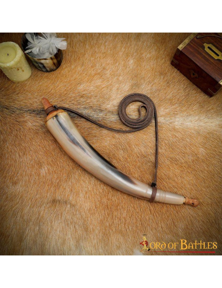 Polvere da sparo in vero corno con...