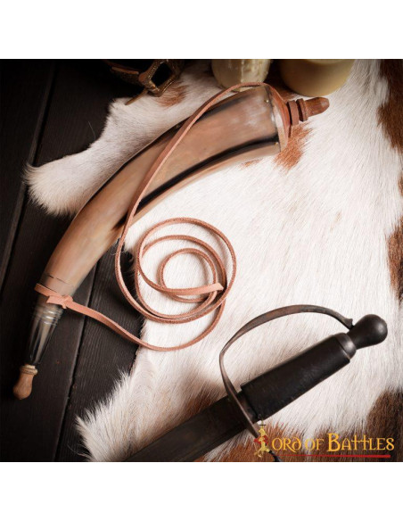 Polvere da sparo in vero corno con...