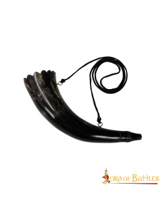 Corno vichingo con cinturino modello Gjallarhorn