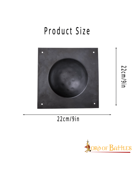 Umbo quadrato per scudo romano Scutum