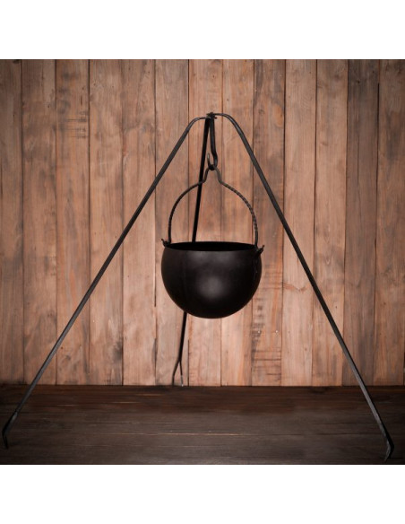 Falò medievale treppiede in ferro...