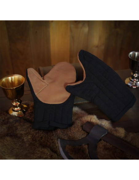 Guanti a muffola imbottiti in cotone...