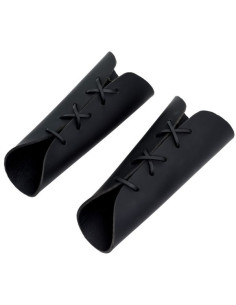 Bracciali medievali lisci fatti a mano in pelle 2