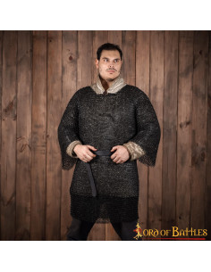 Cotta di maglia Haubergeon con anelli tondi rivettati