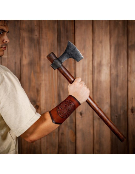 Bracciali in vera pelle con disegno a...