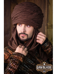 Turbante Hamtar Arabo - Marrone