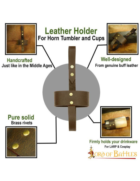 Portabicchieri e tazze in corno in...