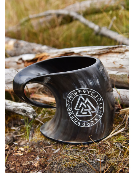 Boccale da birra celtico con valknut...