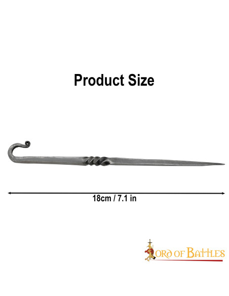 Spiedo forchetta vichingo forgiato a...