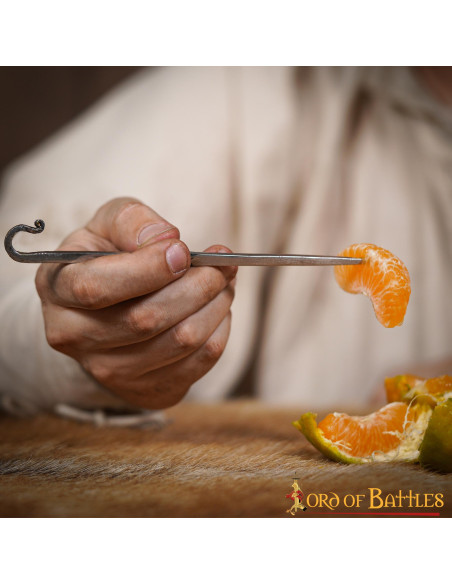 Spiedo forchetta vichingo forgiato a...