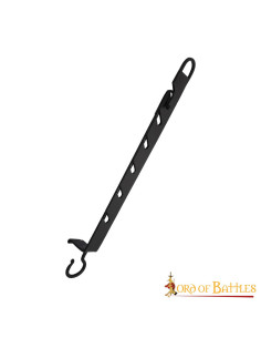 Gancio per regolare l'altezza dei calderoni sul fuoco 2