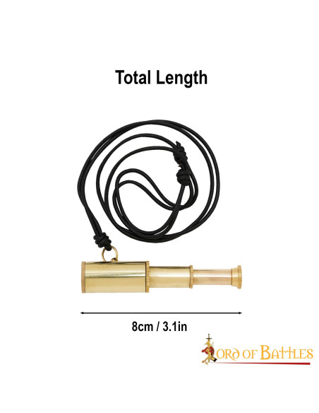 Ciondolo mini-telescopio estensibile