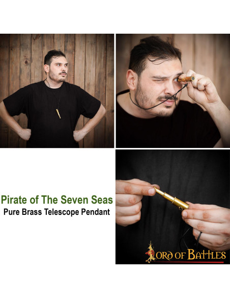 Ciondolo mini-telescopio estensibile