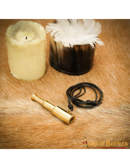 Ciondolo mini-telescopio estensibile