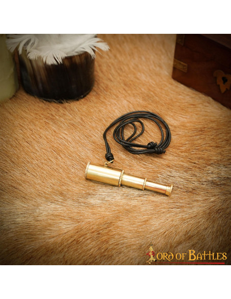 Ciondolo mini-telescopio estensibile