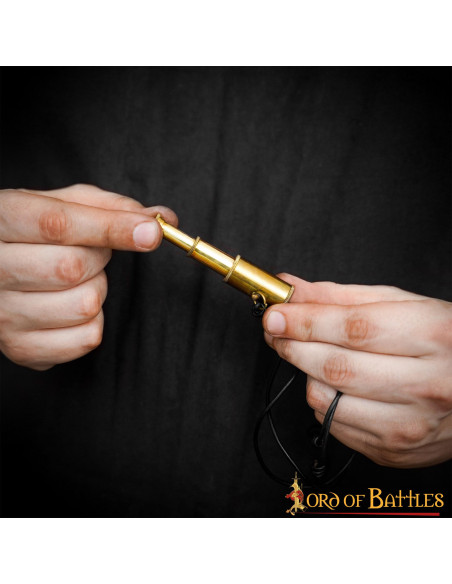 Ciondolo mini-telescopio estensibile