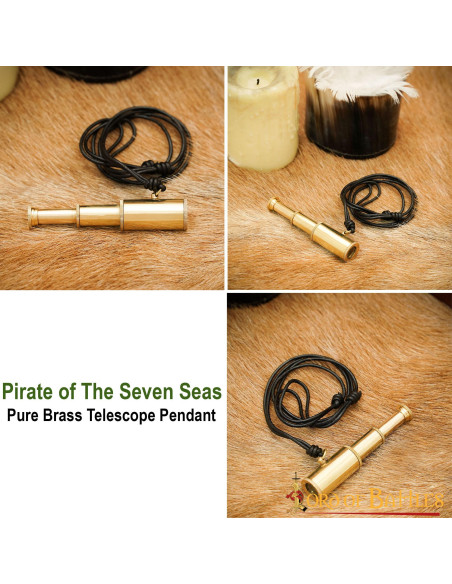 Ciondolo mini-telescopio estensibile