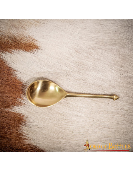 Set di 2 cucchiai romani in ottone...