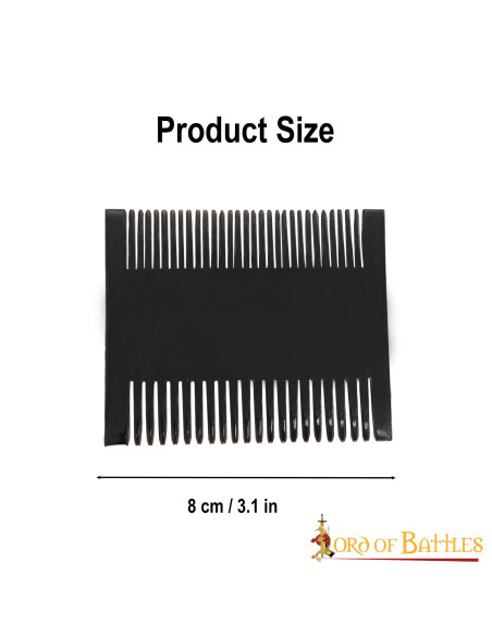 Pettine medievale da donna in corno...