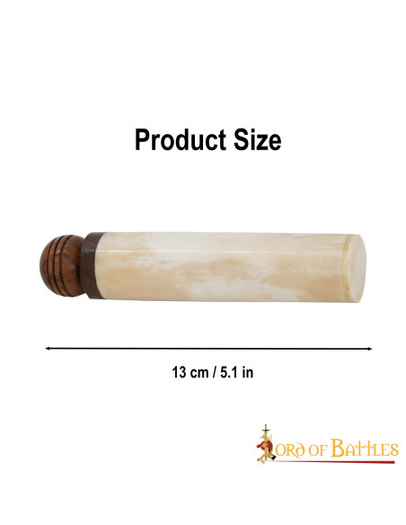 Scatola porta aghi in osso