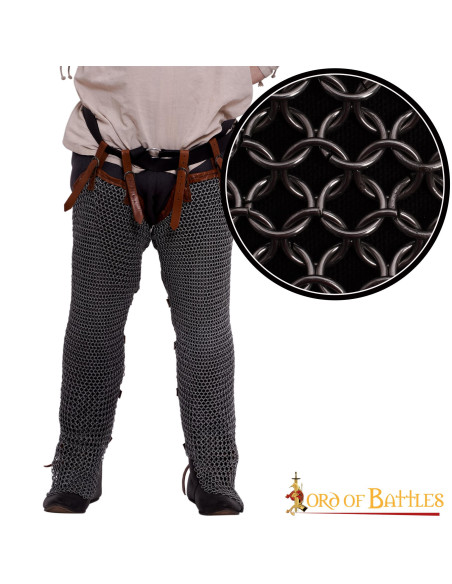 Pantaloni in cotta di maglia...