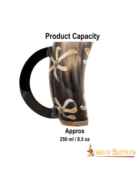 Boccale da birra in corno di bue...