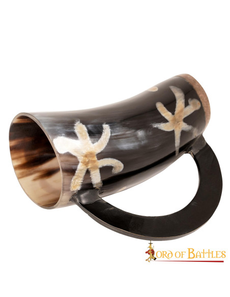 Boccale da birra in corno di bue...