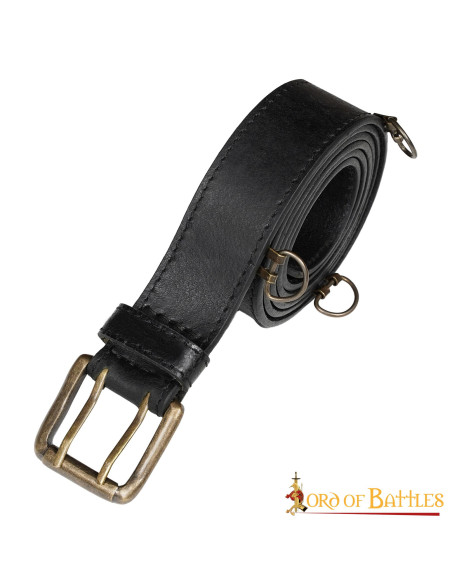 Cintura in pelle fantasia medievale -...