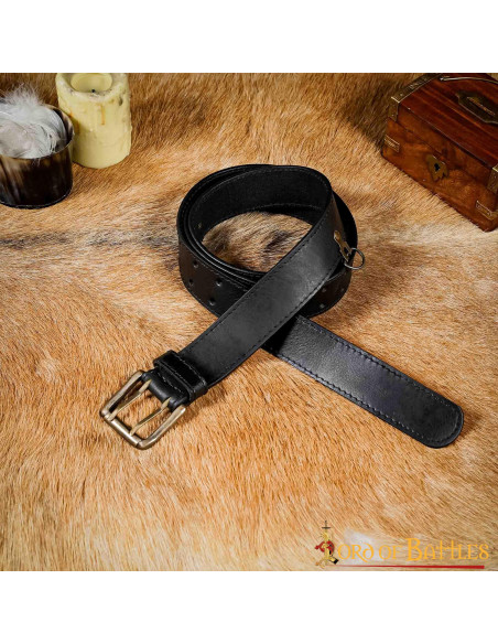 Cintura in pelle fantasia medievale -...