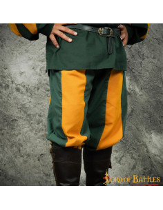 Pantaloni Rinascimento Drago - Verde e arancione