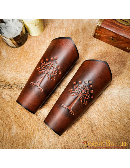 Minas Tirith White Tree Bangles -...