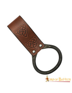 Baldric per Asce con nodi celtici - Marrone 2