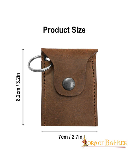 Portachiavi-portamonete medievale in...