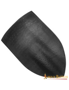 Scudo medievale in acciaio da personalizzare (71x51 cm.)