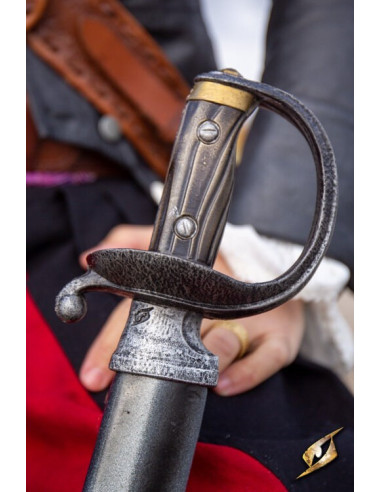 Sciabola da pirata ricurva per LARP (85 cm.)