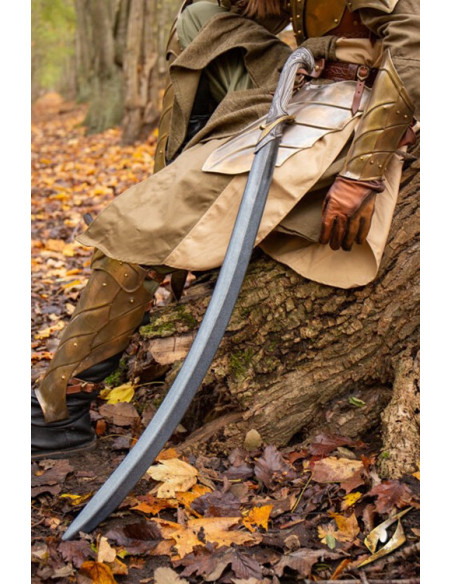 Spada elfica ricurva per LARP (105 cm.)