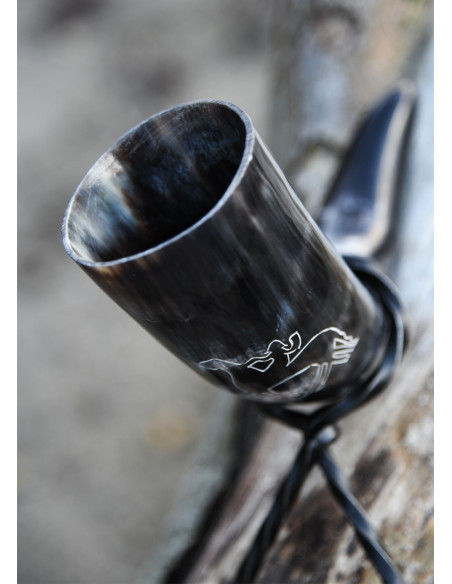 Corno vichingo Odino che cavalca...