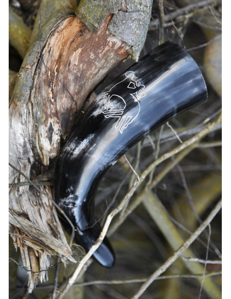 Corno vichingo Odino che cavalca...