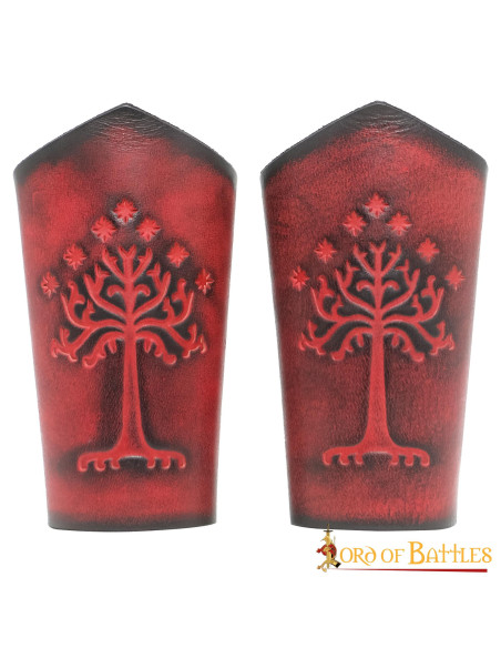 Bracciali Albero di Gondor in vera pelle