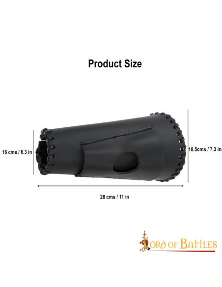 Braccialetti medievali con portacoltelli