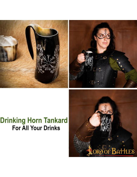 Boccale da birra celtico Vegvísir...