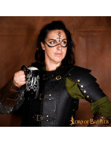 Boccale da birra celtico Vegvísir...