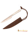 Coltello medievale con manico in osso (19 cm.)