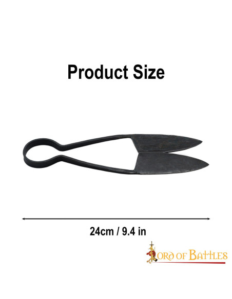 Forbici medievali in ferro forgiato a...