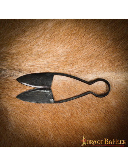 Forbici medievali in ferro forgiato a...