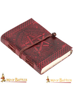 Diario medievale pentacolo, talismano (17,5x12,5 cm.)