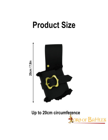 Baldric per spade e altre armi di cuoio